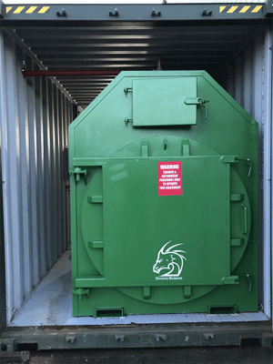 Dragon boiler in Lorry
